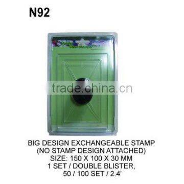 N92 BIG DESIGN EXCHANGEABLE STAMP(NO STAMP DESIGN ATTACHED)