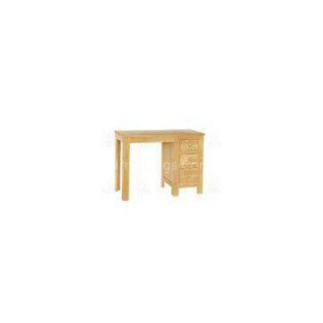 Solid Ash Wood Furniture 3 Drawer Writing Table For Children