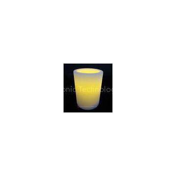 Yellow Light 4.5V ABS Plastic Material 4 Inch6 Inch Led Pillar Candle