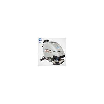 Dual Brush Floor Scrubber Dryer Walk Behind Hard Floor Polishing Machine