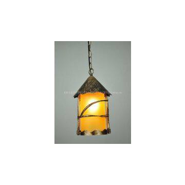 Flush Mount 1 Light Classical Droplight Restoring Ancient Ways Antique Brass Spray Lacquer Glass Metal