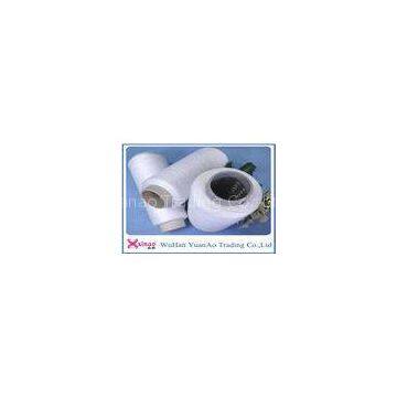 Spun 100% Polyester Raw white Yarn Raw White Plastic Cone Sewing Machine Thread