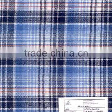 Hot Selling Cheap 100% Cotton Fabric Yarn Dyed Fabric