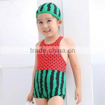 2014 Watermelon Print Baby Swimsuit