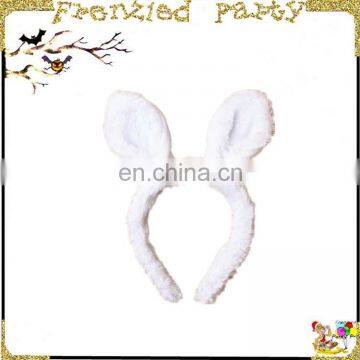 New arrival Cute white bunny ear party headband FGHD-0022