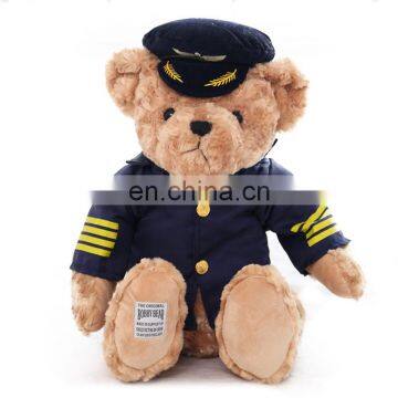 custom plush toy dressed teddy bear cheerleader teddy bear