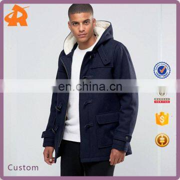 2017 New Design Hot Sale Man's Wool Duffle Coat Cheapest Price