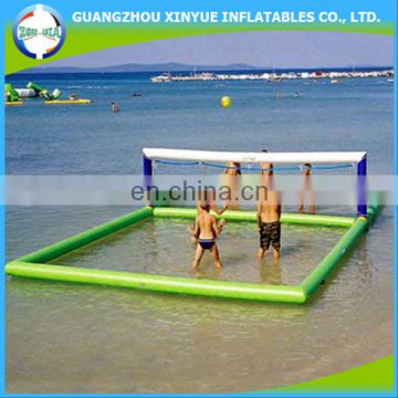 Outdoor water park inflatable water volleyball court/field for adults