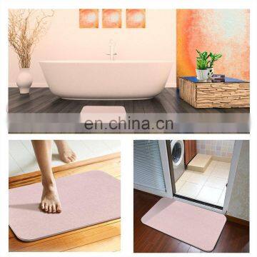 Natural Diatomite Water Absorbent Foot Pad Fast Dry Bath Ground Mat Anti-Slip Bathroom Floor Cushion photo-6