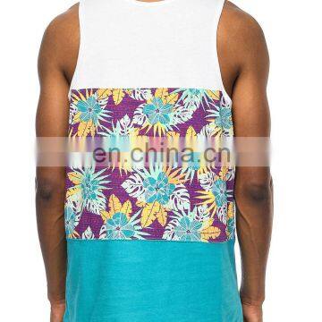 100% polyester fabric dry fit sport running singlet/ wholesale men tank tops