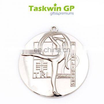 Inject zinc alloy 3D medal/custom made sport medal/metal medal for girl gymnastics