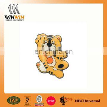 tiger Shaped Lapel Pin soft enamel