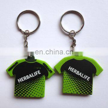 New arrived eco-friendly-3D pvc sexy clothes shape pvc keyring for decoration