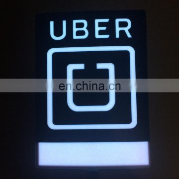 Uber, 20x20cm Uber EL Backlight, NE UBER EL Panel + 12V Wireless remote+ Free Shipping NEW UBER NEW LYFT