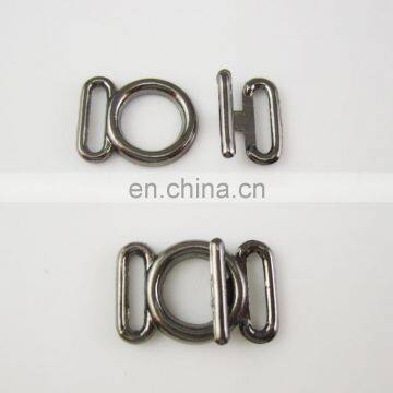 Gunmetal Metal Clasp Fastener Bikini Buckle