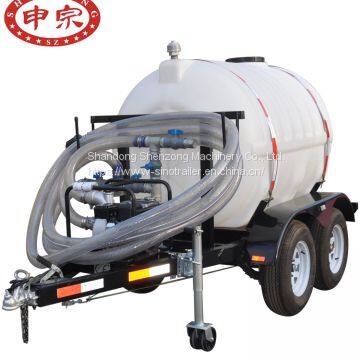 2ton plastic water tank trailer for transportation