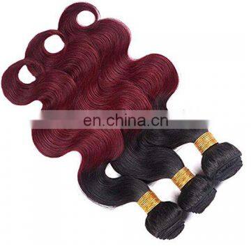 Best Virgin Hair Vendors Body Wave Burgundy 99J Ombre Human Hair photo-4