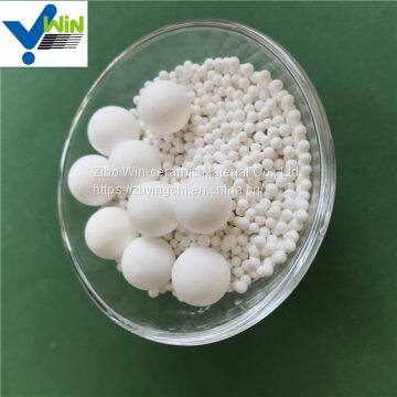 Ceramic proppant alumina inert ceramic ball for catalyst support media