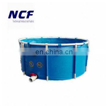 New Arrival Flexible And Portable Fish Farm Tarpaulin Tank