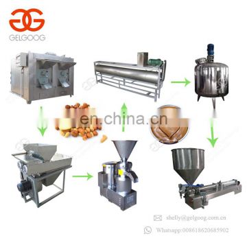 CE Approved Almond Sesame Butter Grinding Filling Machine Production Line Peanut Paste Machinery