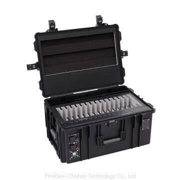 IPad Trolley for Schools,Tablet Charge & Sync Canbinet Cart for 16 IPads photo-2