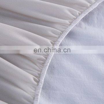 Cotton Fitted Sheet Waterproof Mattress Protector Queen Size Mattress Cover Anti-Wrinkle Fade Resistant Mattress Encasement Elas photo-6