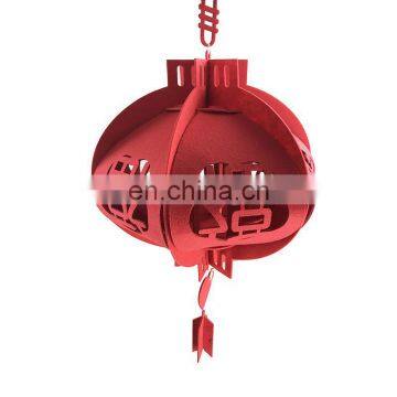 New year spring festival lanterns decorate the wedding felt eco friendly christmas decoration