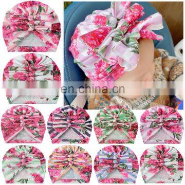 Baby Girl Hat Flower Bow Turban Hat Kids Beanie Baby Hat for Girls Hats Baby Cap Infant Accessories photo-6