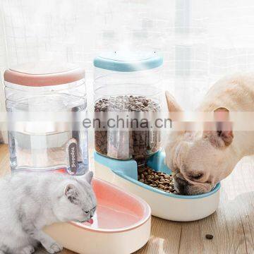 Luxury Smart Auto Automatic Pet Dog Cat Food Water Dispenser Bottle Bowl Pet Feeder