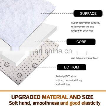 Super Soft Modern Shag Area Rugs Fluffy Living Room Carpet White Fur Carpet Rug photo-3