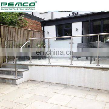 Factory Direct Sale Stand Mounted Balcony Design Stainless Steel Railing