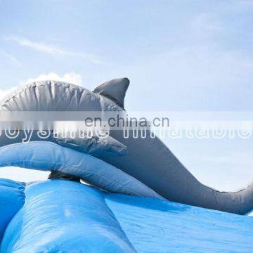 Cheap Inflatable Blue Dolphin Bounce Jumper Air Bouncing Castles House For Sale photo-4