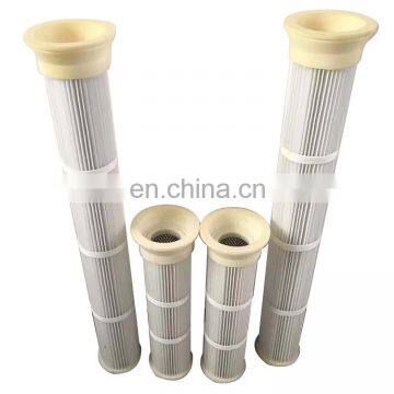 Industry Cartridge Polyester air filter, Air inlet/gas turbine filter