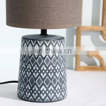 European Vintage Indoor Light Custom Home Table Decoration Ceramic Antique Desk Lamp With Logo photo-2