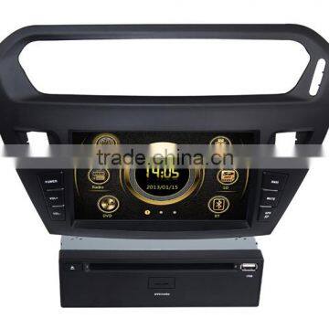 Hot sale touch screen wince car MP4 player for Peugeot 301 with GPS/3G/DVD/Bluetooth/IPOD/RMVB/RDS