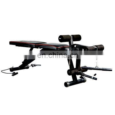 SD-AB Multi-Functional Weight Bench for Full All-in-One Body Fitness With Elastic Ropes