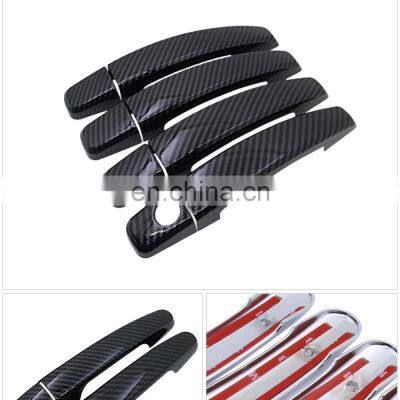 Gloss Black Carbon Fiber Door Handle Cover Catch Trim Accessories for Chevrolet VOLT Opel Ampera 2010 2011 2012 2013 2014 2015 photo-2