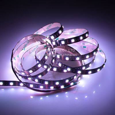 Black Pcb Digital Cuttable Rgb Indoor Led Strip Light for Factory photo-3