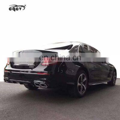 High Quality PP Material AG E63 Stye Body Kit for Mercedes Benz E Class W213 Front Bumper Rear Bumper and Side Skirts