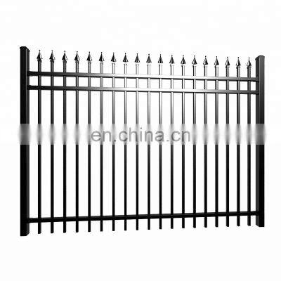 Top sale powder coated modern steel grills fence design philippines steel fence panel