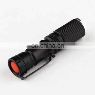 LED 600 Lumen Zoomable Focus 7W Q5 Mini Torch Flashlight Water Resistant LED Rechargeable Flashlight