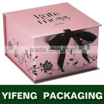 Custom luxury cosmetic gift box, foldable cometic gift box, magnetic cosmetic gift box