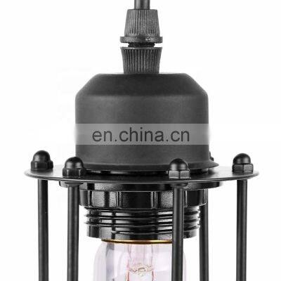 Vintage Iron Wire Cage Lamp E27 Decorative Loft Pendant Light
