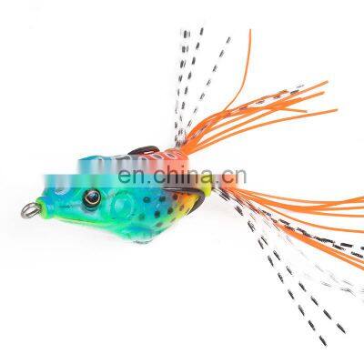 Topwater 14g 6cm Soft Fishing Bait Double Hooks Frog Lure for Stream Lake River Reservoir Pond Ocean Fishing photo-2