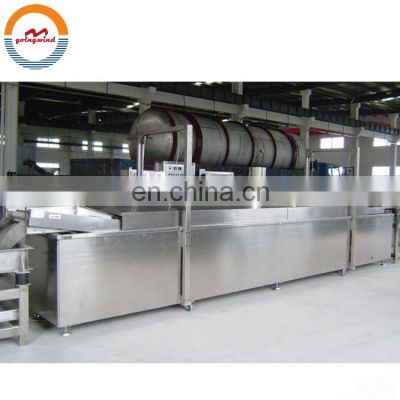 Automatic plantain chips frying machine auto industrial electrical gas banana chip conveyor fryer machines cheap price for sale