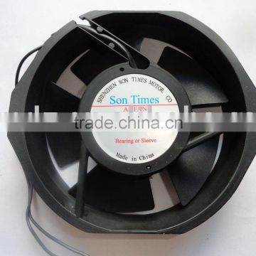 AC electric motor cooling fan