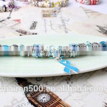 New Arrive European Fashion Charm Murano Glass Bead Bracelet photo-3