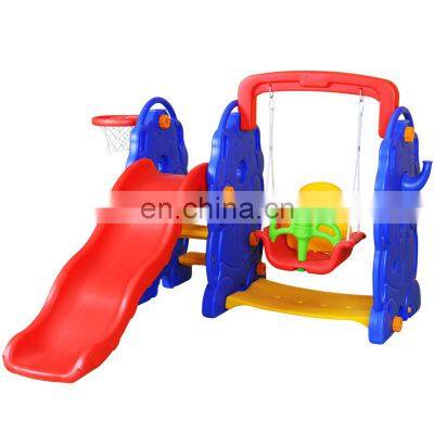 Plastic elephant slide with swing indoor slide for sale