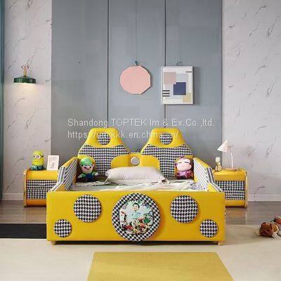 Umikk Kids Style Bed Solid Wood Frame Bunk Bed Customized  Bedroom Furniture Bed