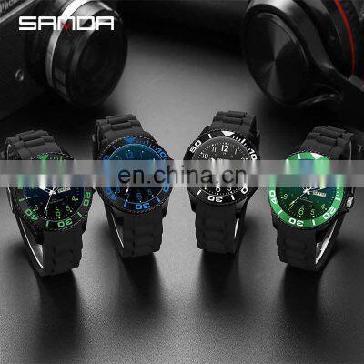 SANDA 6051 Fashion Men Quartz Watch Business Wristwatch Outdoor Sport Watch Man Waterproof photo-3